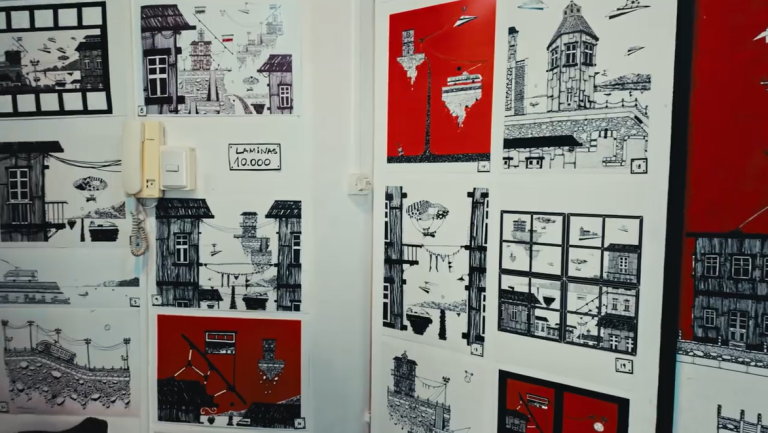 Ruta de Murales en Valparaíso-Chile.